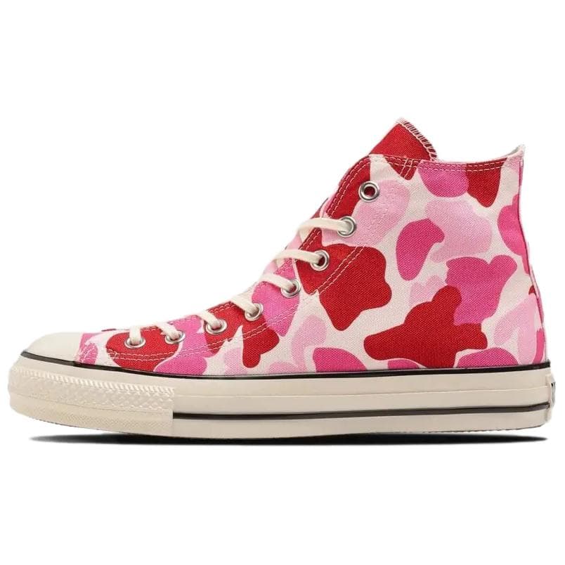 Converse All Star Anti Slip Wear Resistant High Top Canvas Shoes Unisex Pink
