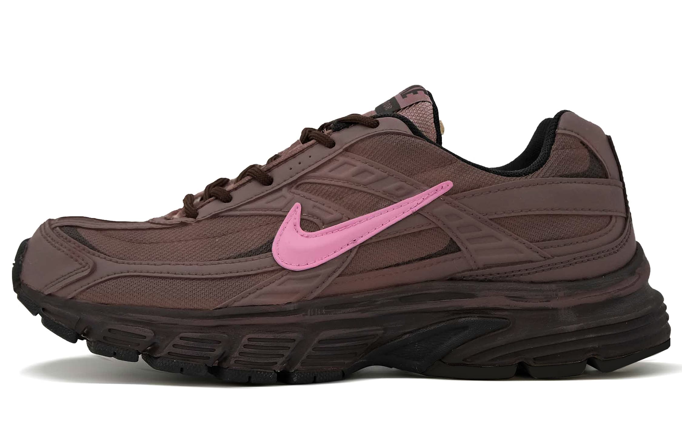 Custom Sneakers: Nike Initiator Koala Party Cocoa Strawberry Tart Romantic Rhythm Retro American Techwear Sweet & Cool Simple Versatile Running Shoes Women's Brown Pink