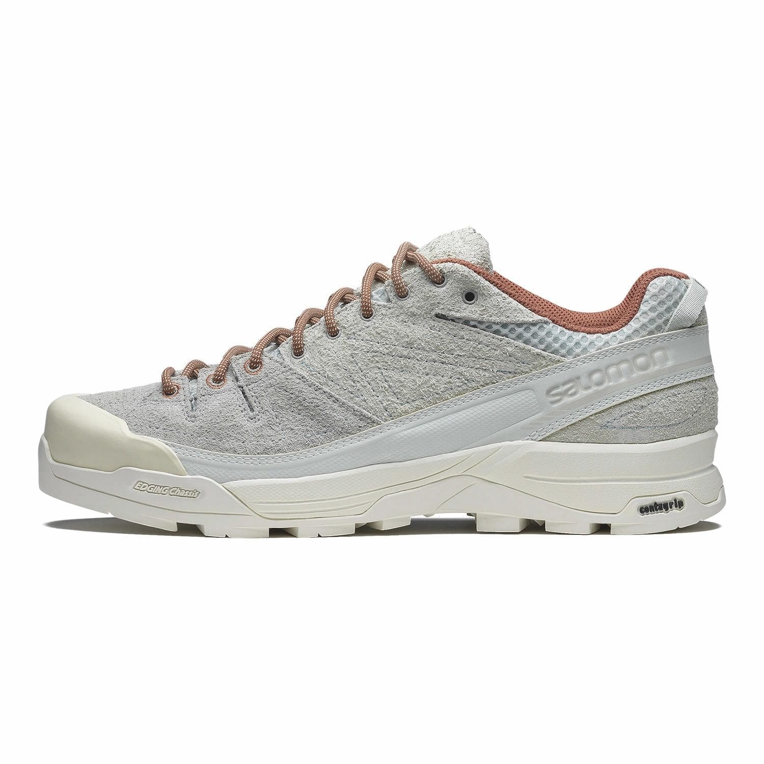 SALOMON X-ALP Wear-Resistant Low-Top Running Shoes Unisex Light Gray