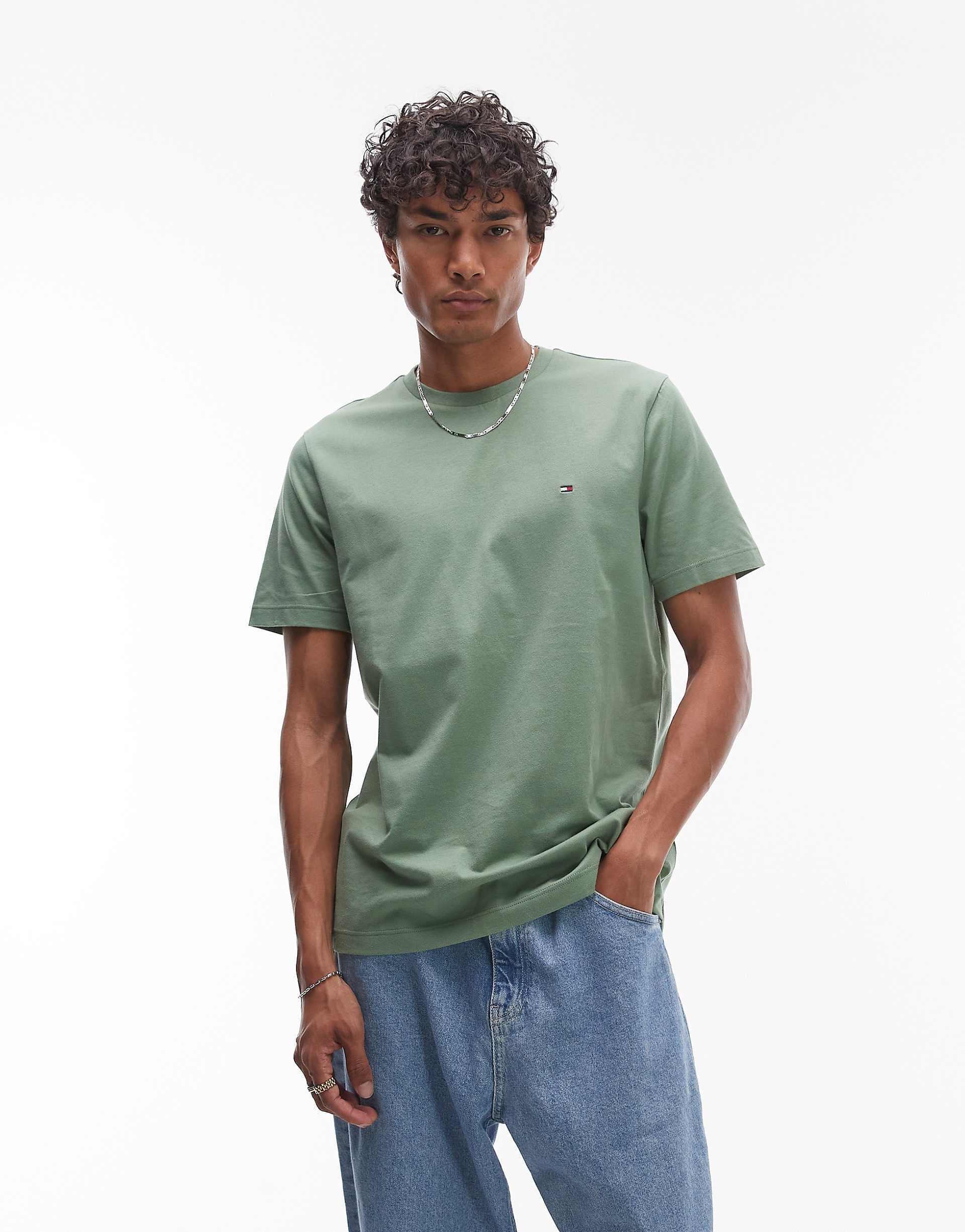Tommy Hilfiger essential regular fit T-shirt in light green