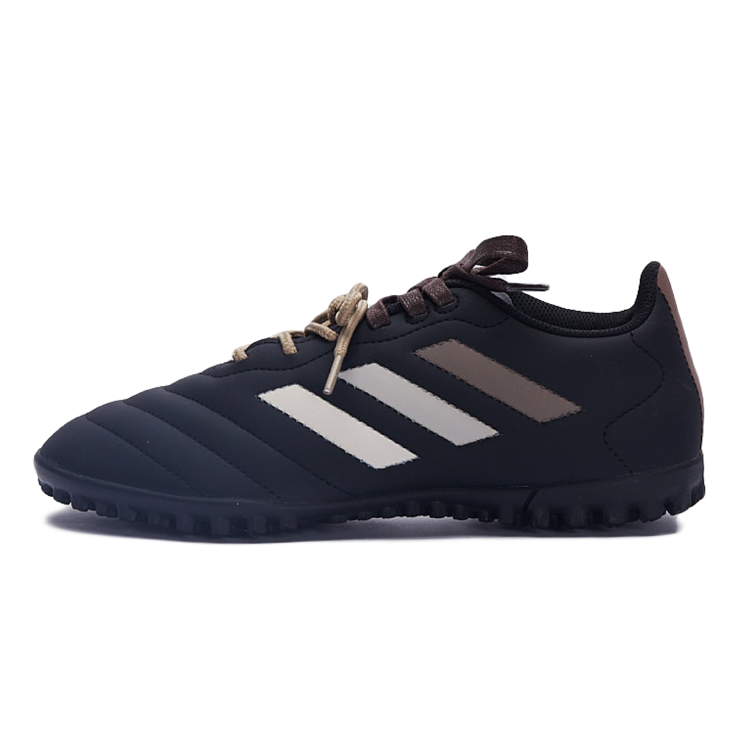 Adidas GOLETTO 8 TF Rubber Broken Studs Wear-Resistant Soccer Shoes Unisex Black Brown