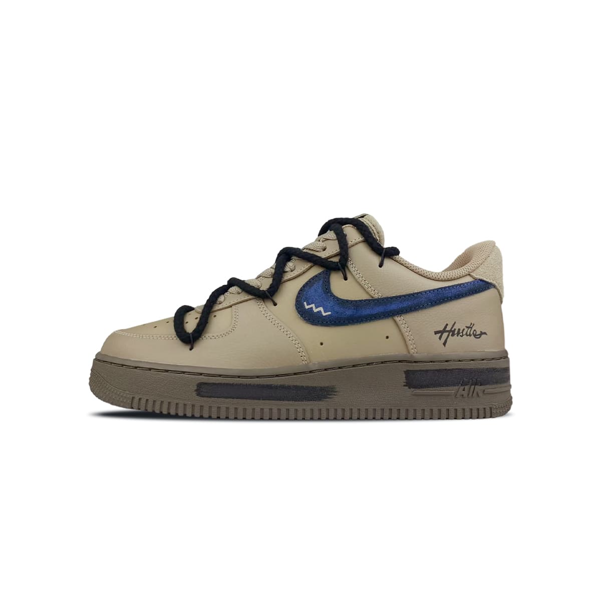 Custom Sneakers Nike Air Force 1 BNK 'Ji Lin Na Fu' Year of the Horse Deconstructed Low-Top Plimsolls Unisex