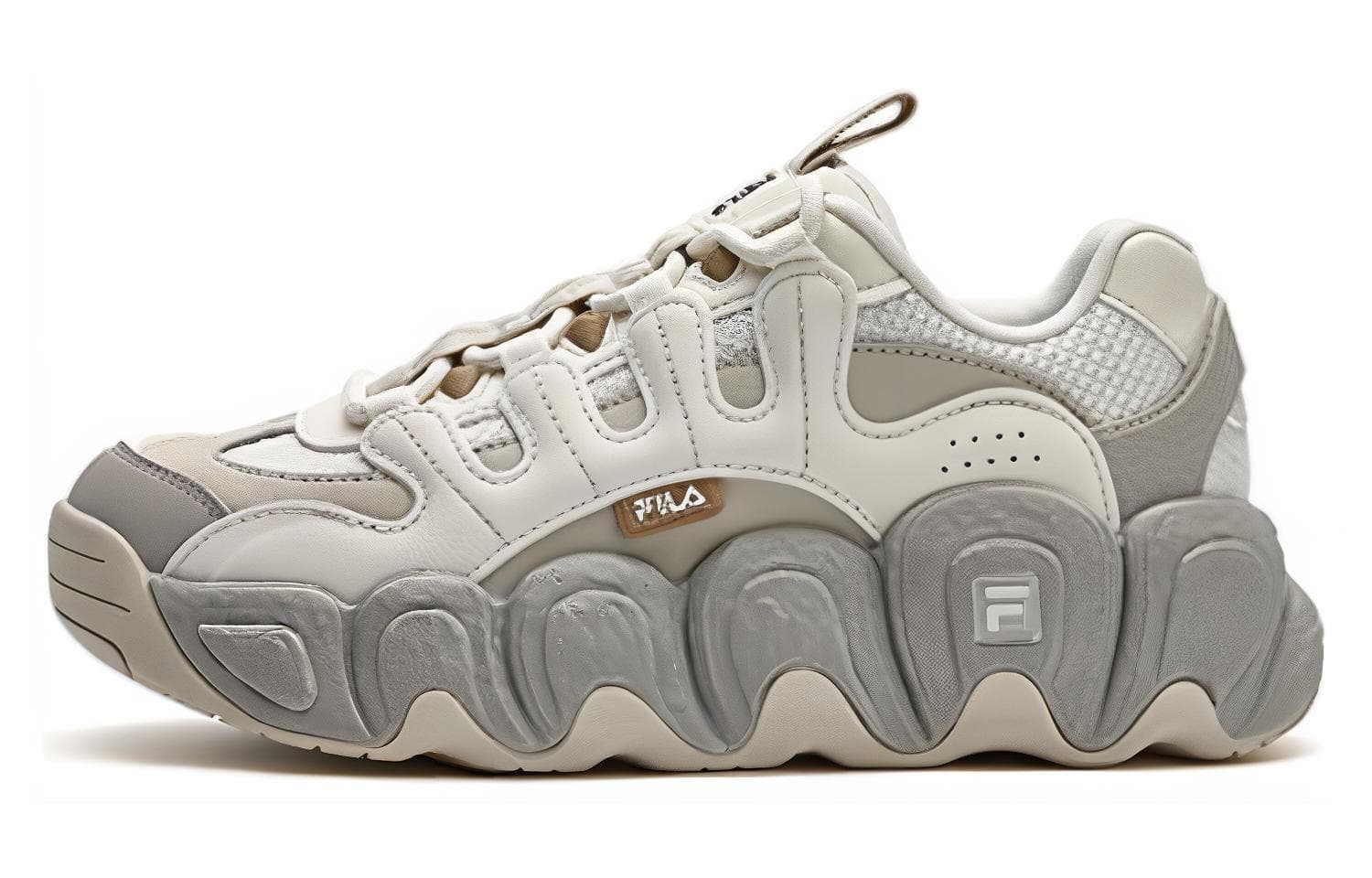 FILA Croissant Chunky Sneakers Women's Low-Top Gray