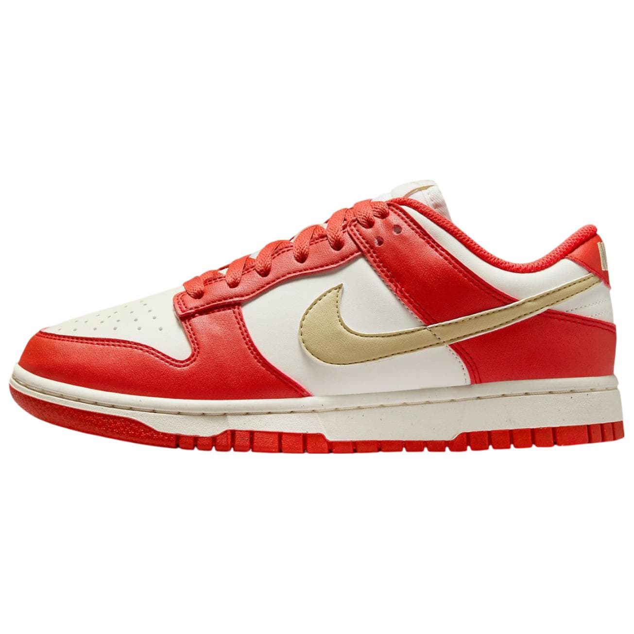 Nike Dunk Low Next Nature Light Crimson Team Gold Women's