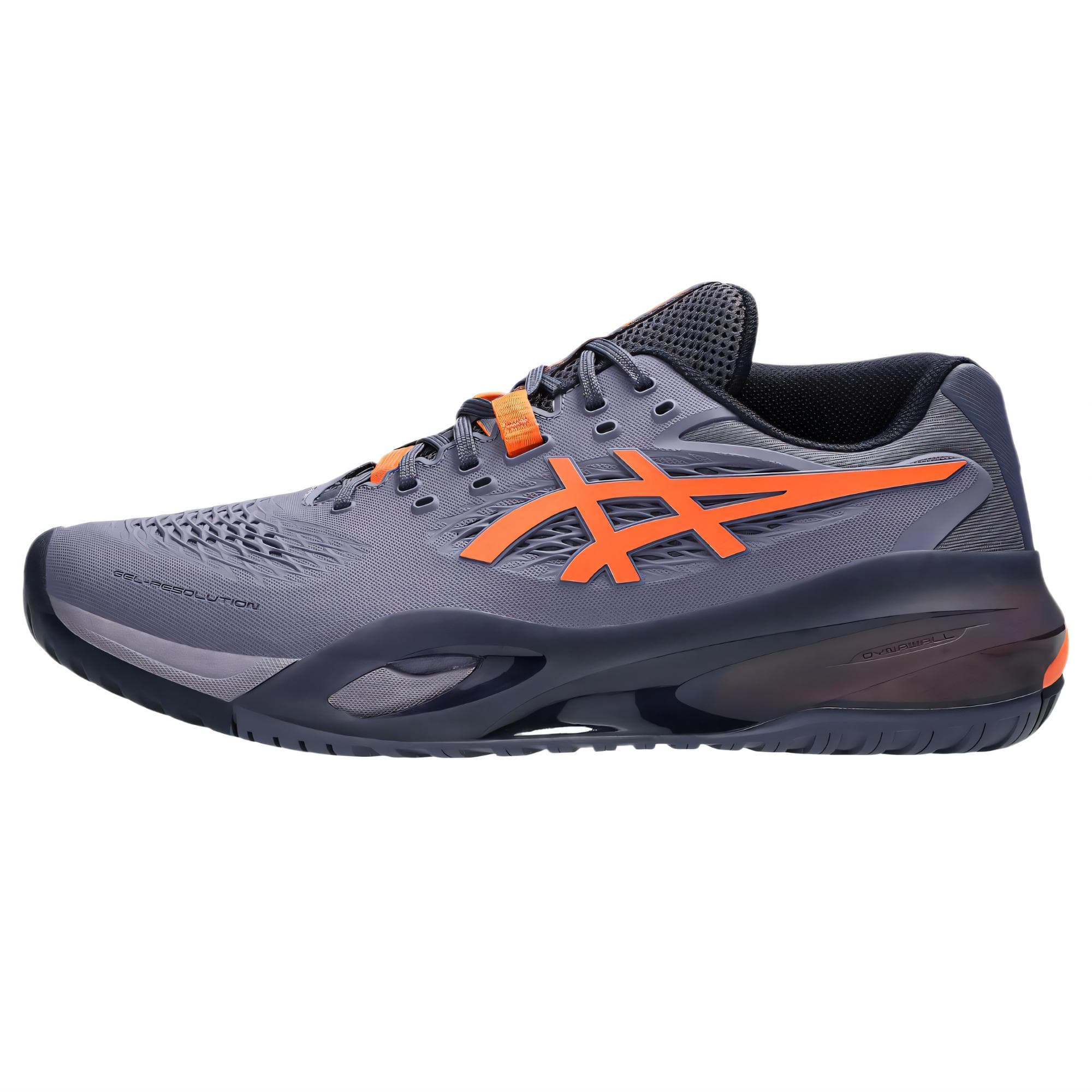 Asics Abrasion Resistant Low Top Tennis Shoes Men's Purple