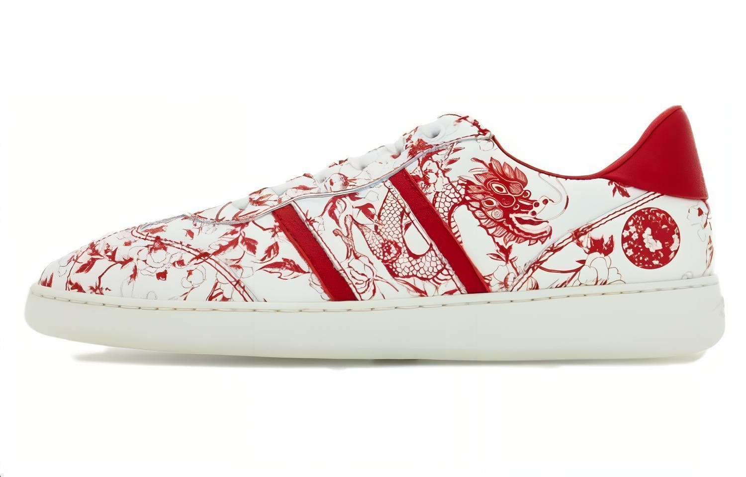 FERRAGAMO Cowhide Leather Versatile Comfortable Low-Top Sneakers Women's White