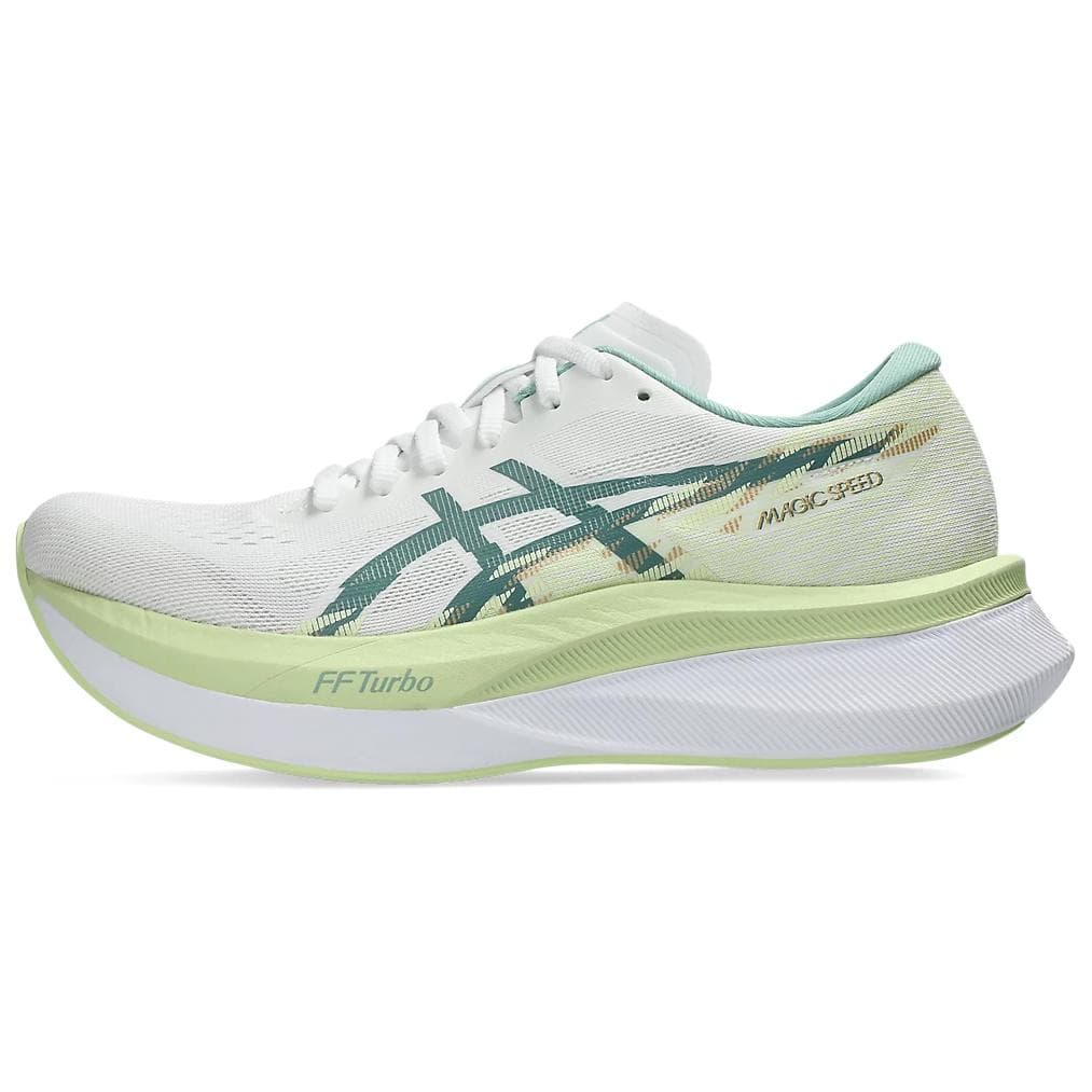 Asics MAGIC SPEED 4 Breathable Low-Top Running Shoes Women's Green