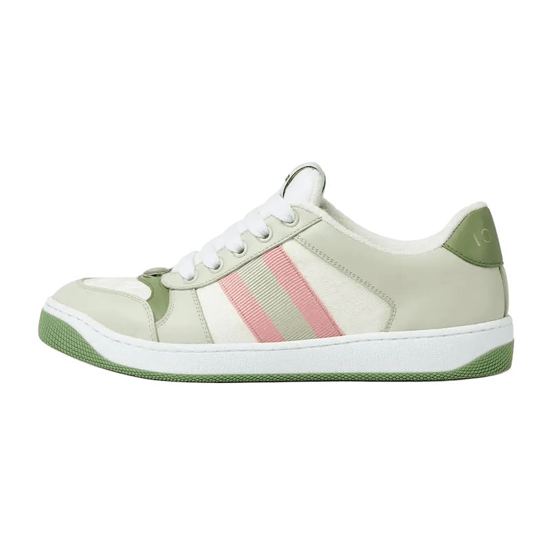 GUCCI Screener Skateboard Shoes Women's Low-Top Green