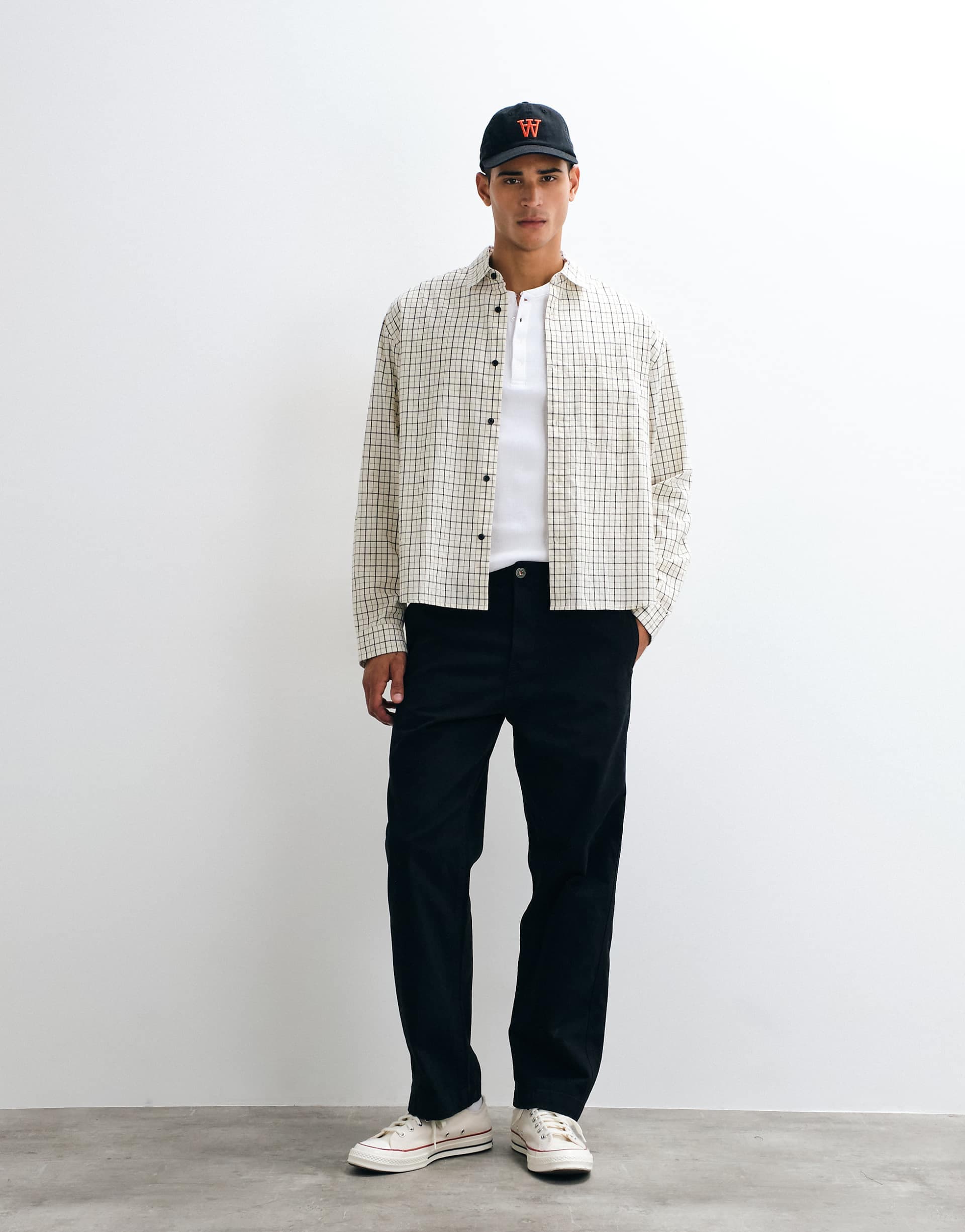 Jack & Jones Alex cotton pants in black