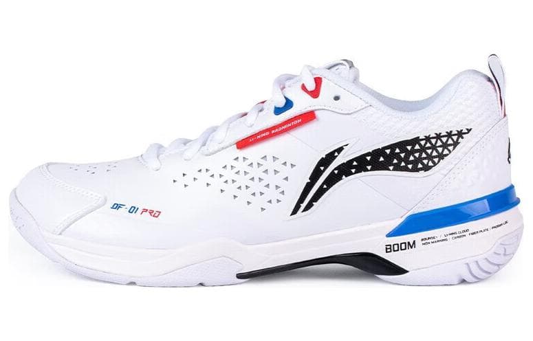LiNing Blade Pro Cushioned Slip Resistant Abrasion Resistant Low Top Badminton Shoes Unisex White