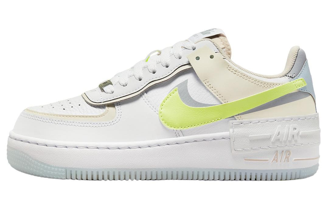 Nike Air Force 1 Shadow Neon/Yellow Swooshes Women's