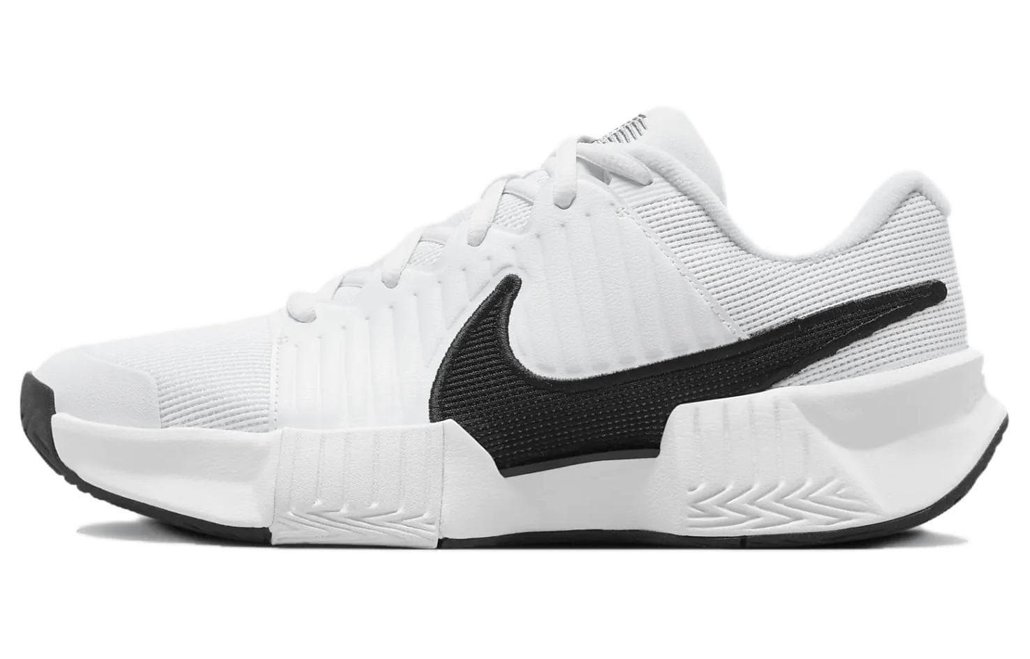 Nike GP Challenge Pro Cushioning Wear-Resistant Low-Top Tennis Shoes Women's White Black