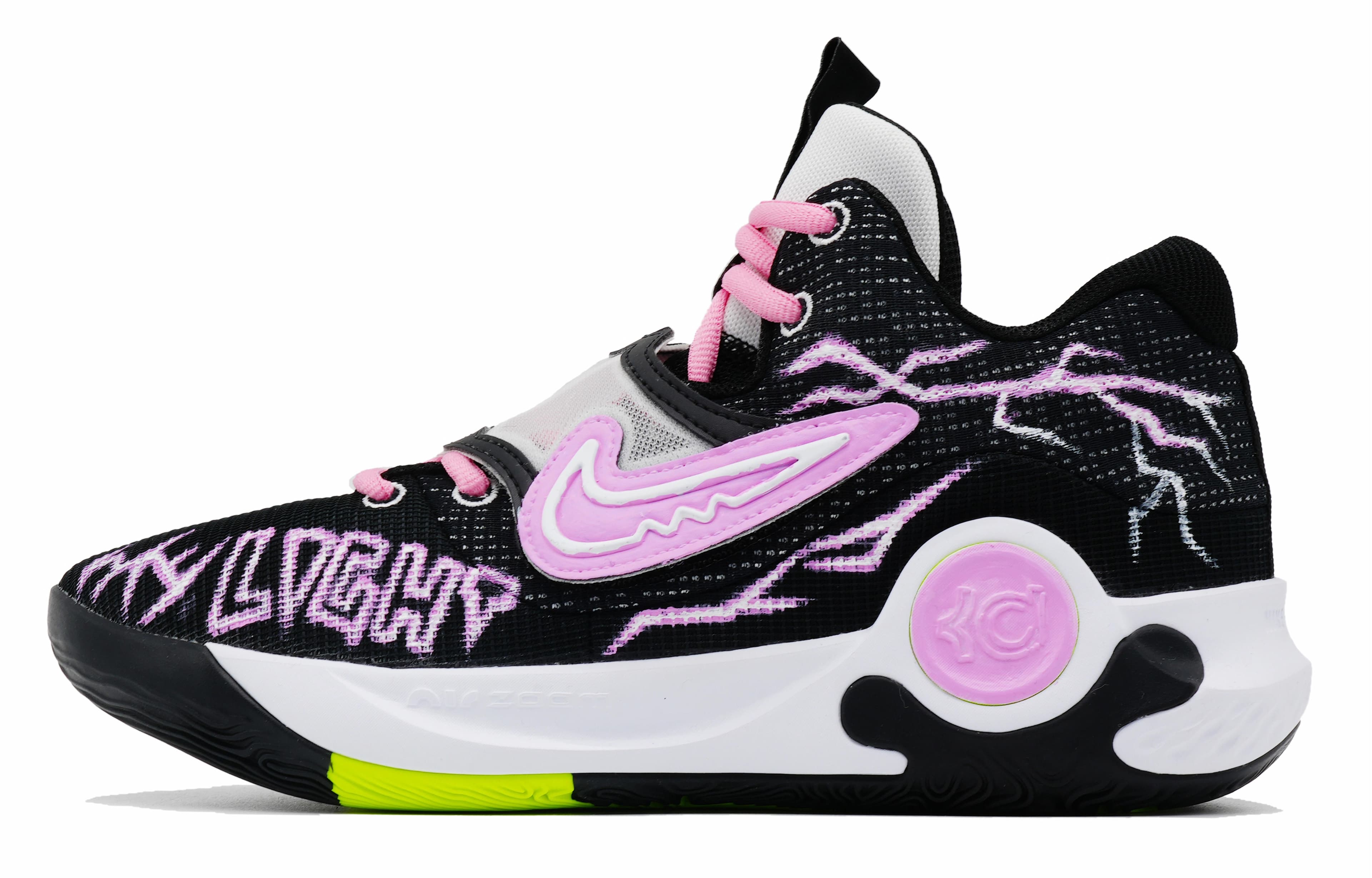 Nike KD Trey 5 X Basketball Shoes Men Low-Top Black Pink