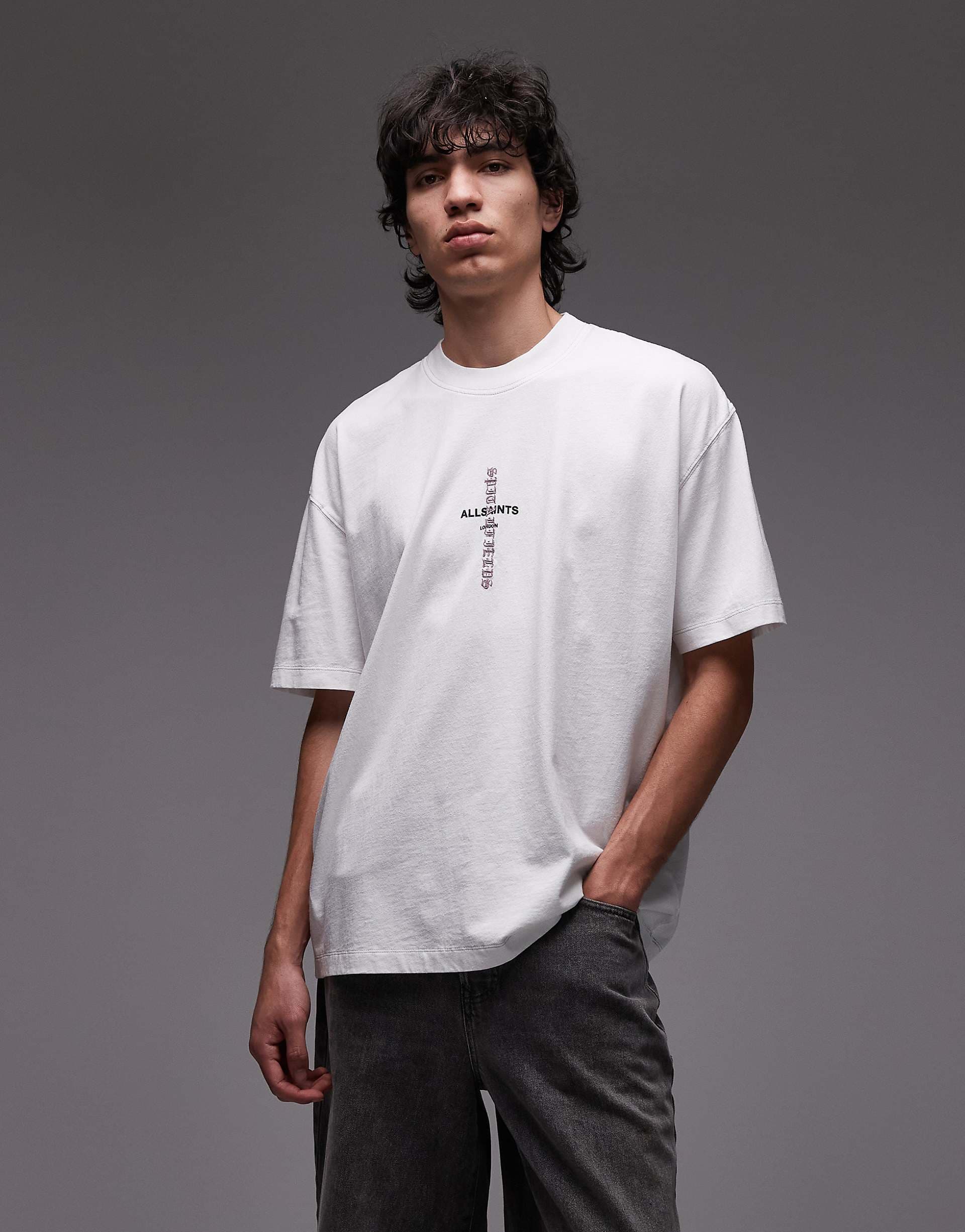 AllSaints Knox T-shirt in white