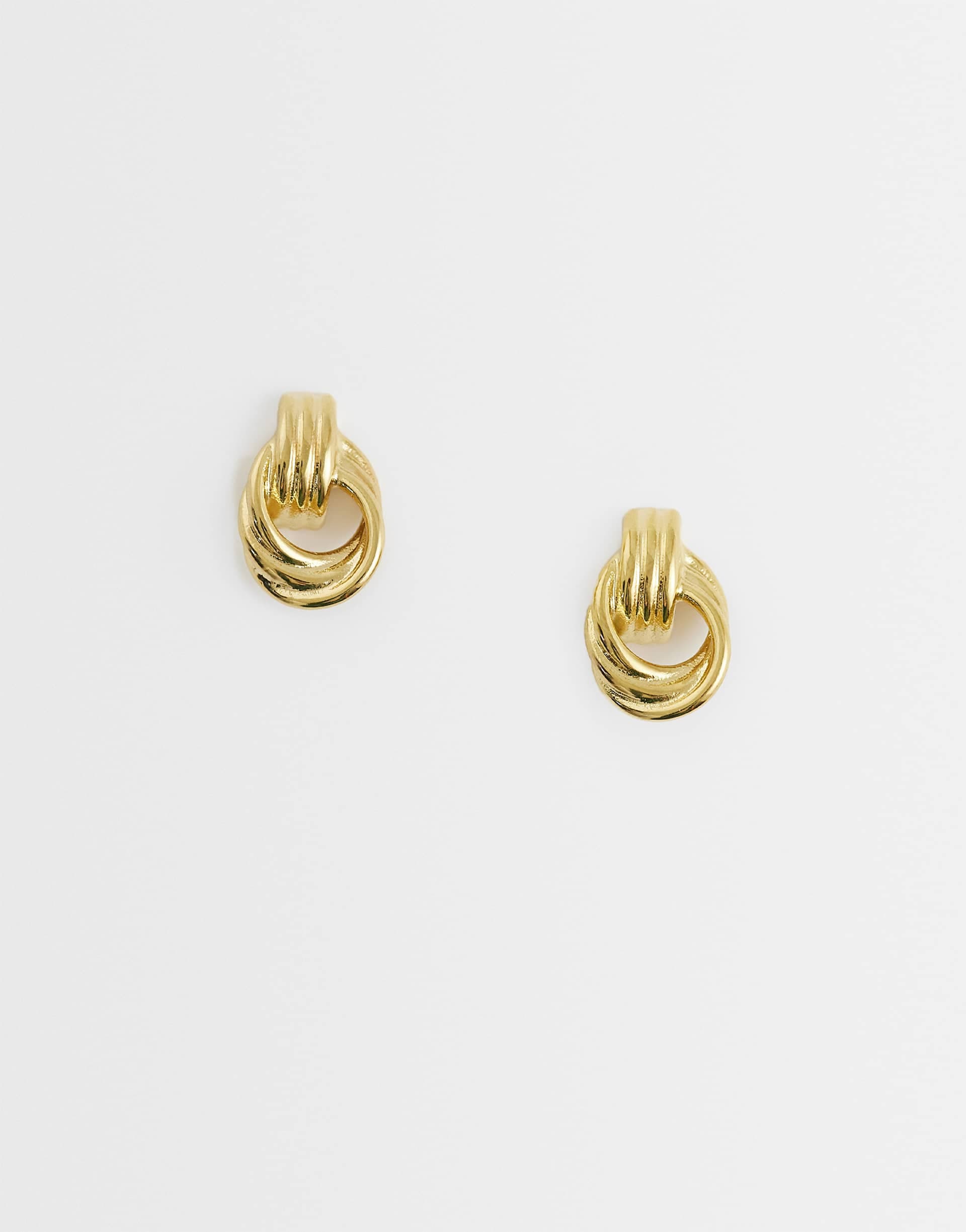 Lost Souls doorknocker earrings in 18k gold plated