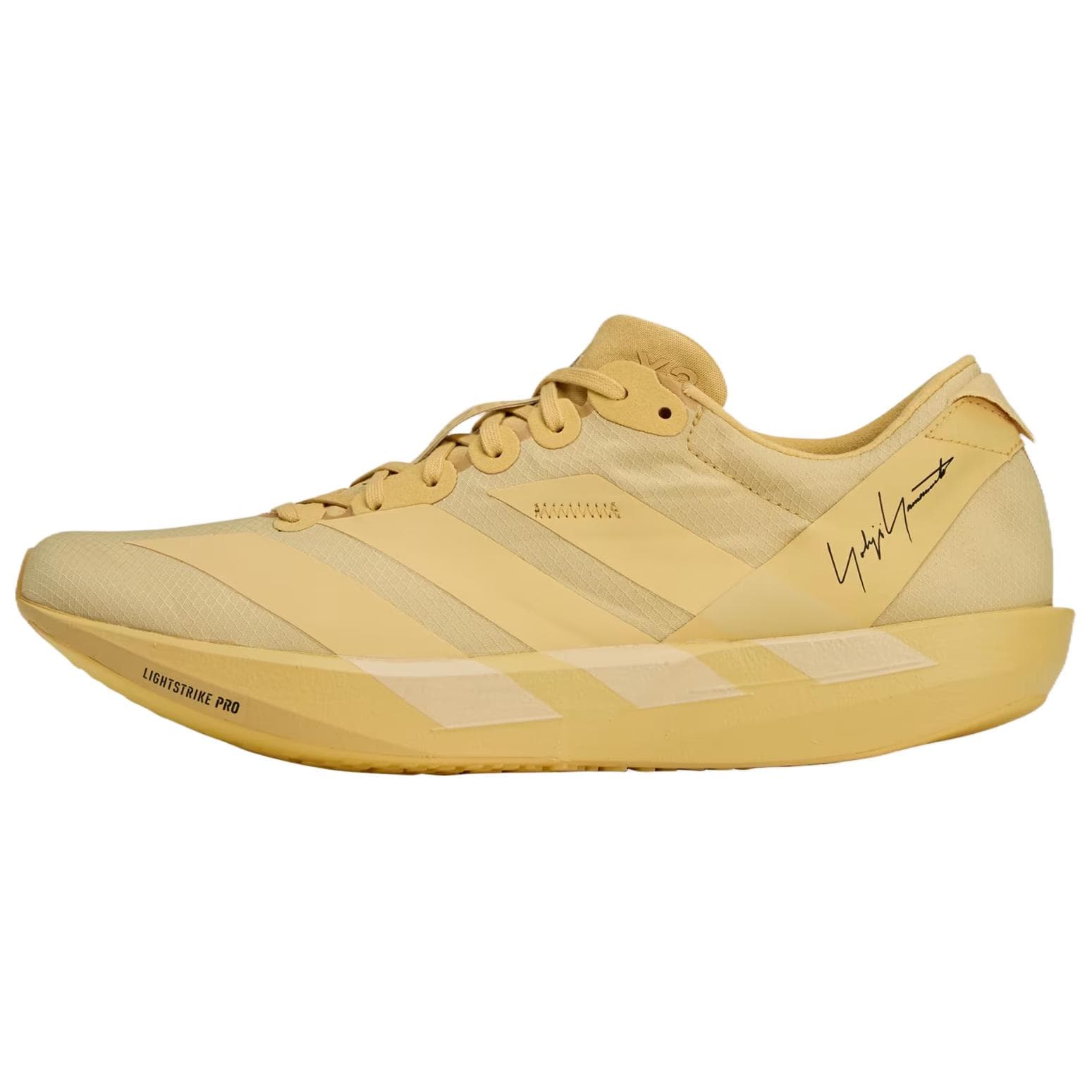 Y-3 Adios 9 Lightweight Comfortable Low-Top Running Shoes Unisex Lemon Yellow