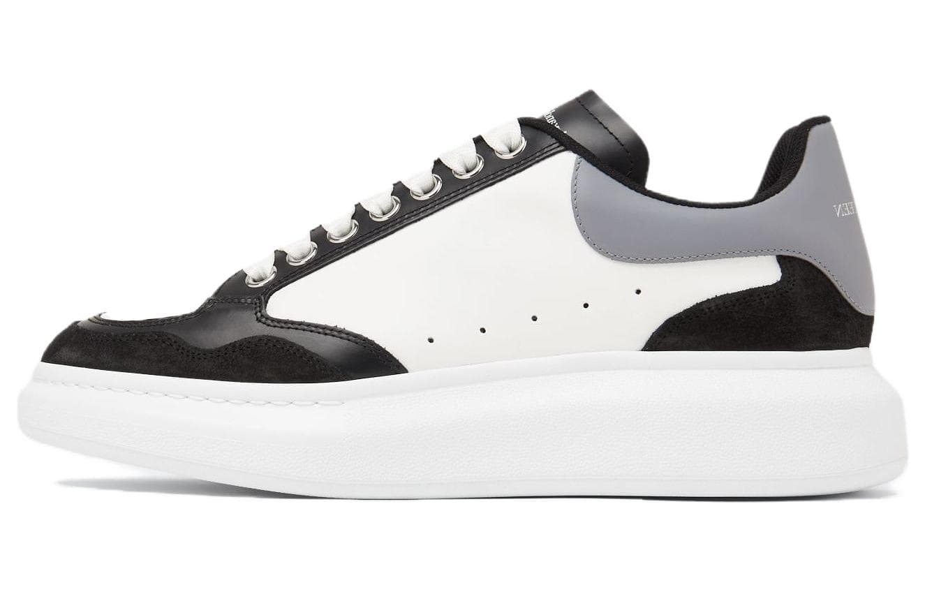 Alexander McQueen Colour Block Low Top Sneakers 'White Grey Black'