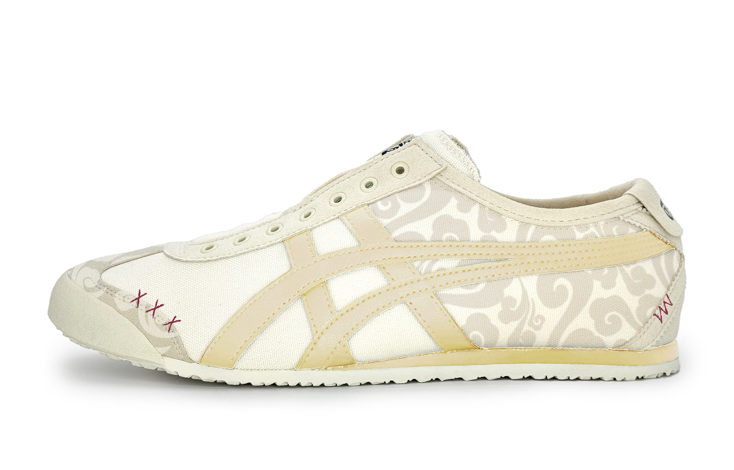 Onitsuka Tiger MEXICO 66 Slip-on Breathable Low-Top Casual Shoes Unisex Beige