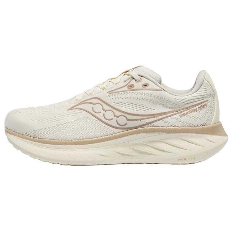 Saucony Ride Yutu 18 Cushioning, Breathable, Lightweight Coverage Low top Running Shoes Men's Beige
