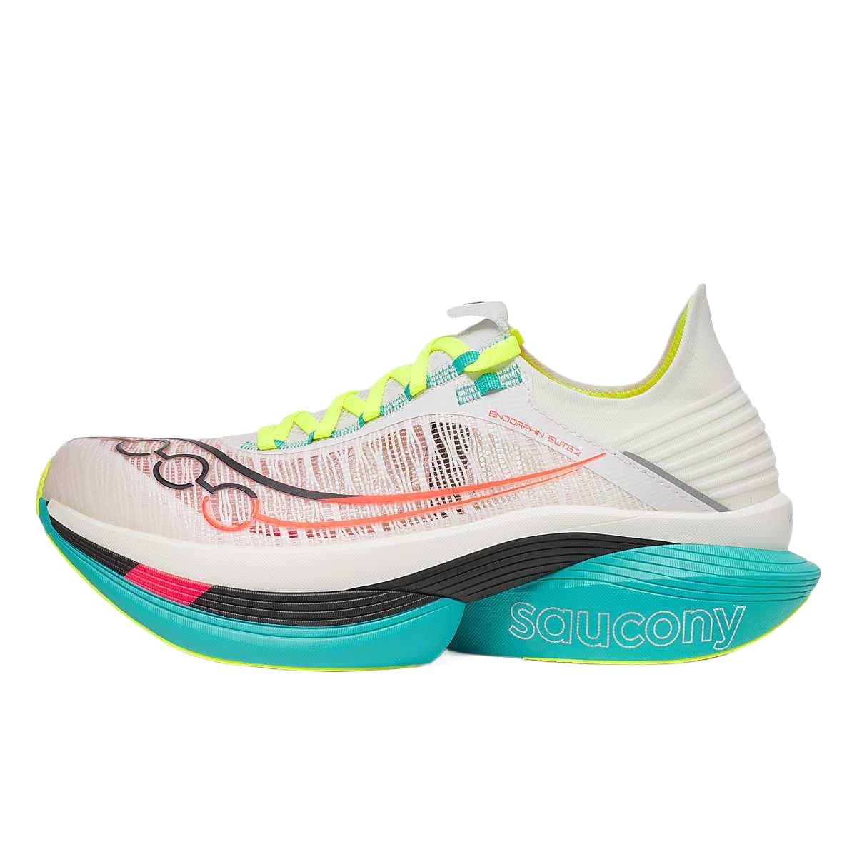 Saucony ENDORPHIN ELITE 2 Comfort Fashion Minimalist Versatile MUTANT Cushioned Low-Top INCREDIRUN Split-Toe Carbon Plate Marathon Racing Running Shoes Unisex White