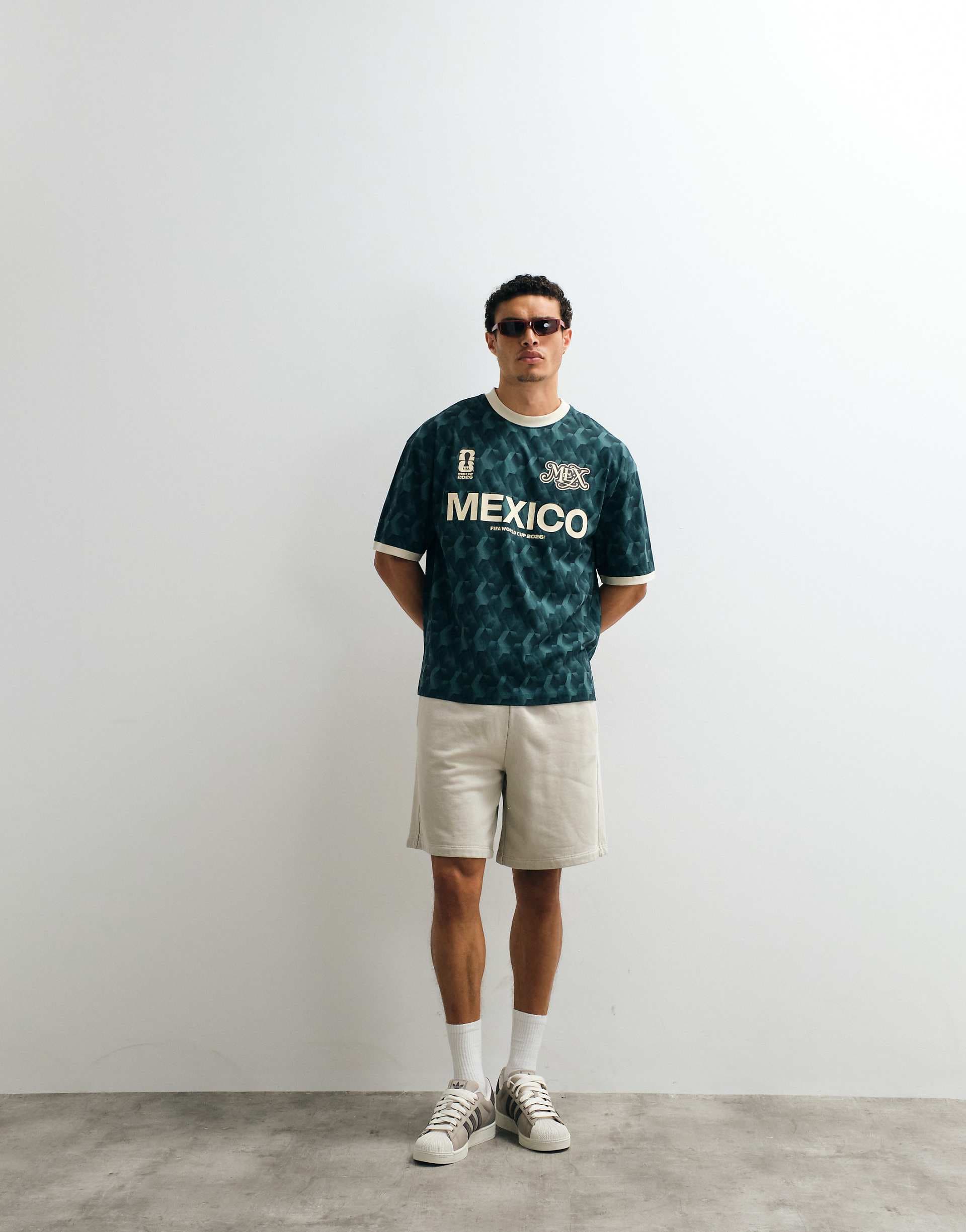 Topman relaxed fit bermuda sweat shorts in washed stone