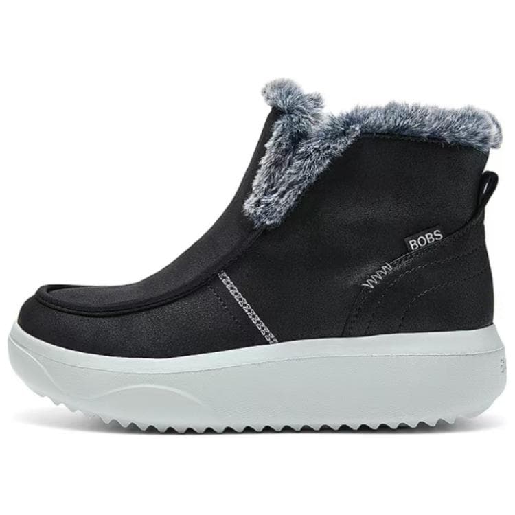 Skechers Bob's Warm Slip-Resistant Short Snow Boots Women's Black