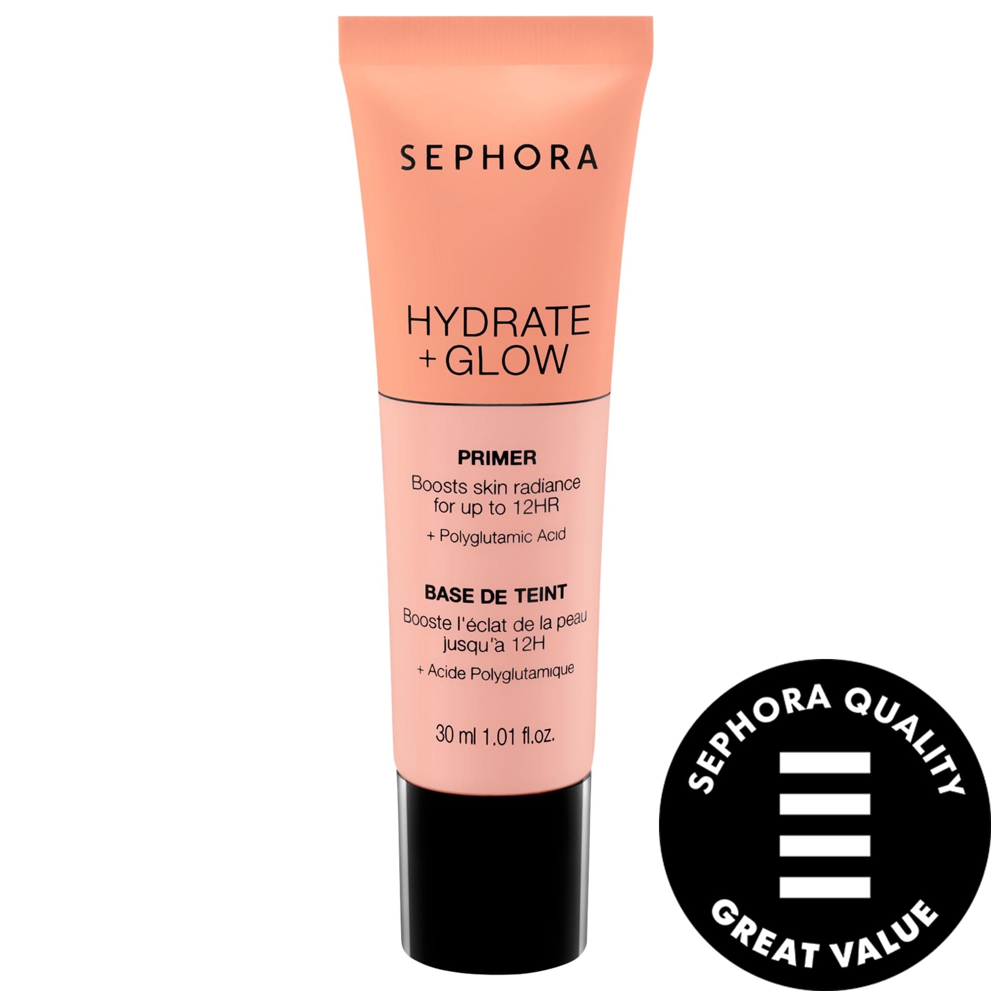 Hydrate + Glow Primer Hydrate + Glow Primer with Polyglutamic Acid