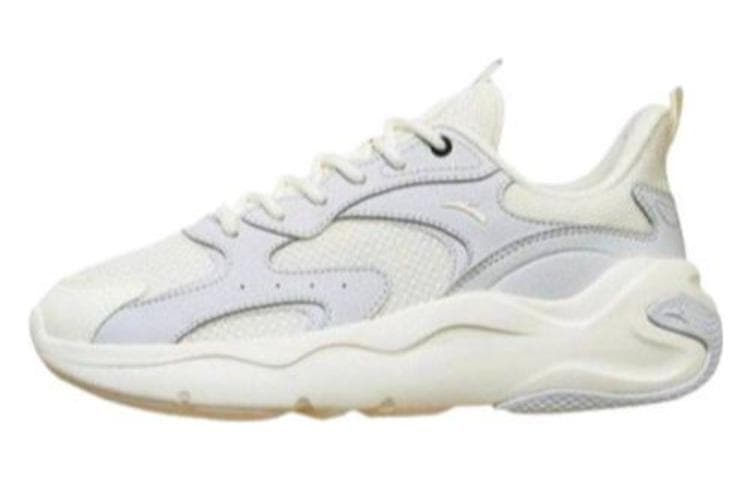 Anta Cushioned Wear-Resistant Low-Top Casual Shoes Women's White/Blue