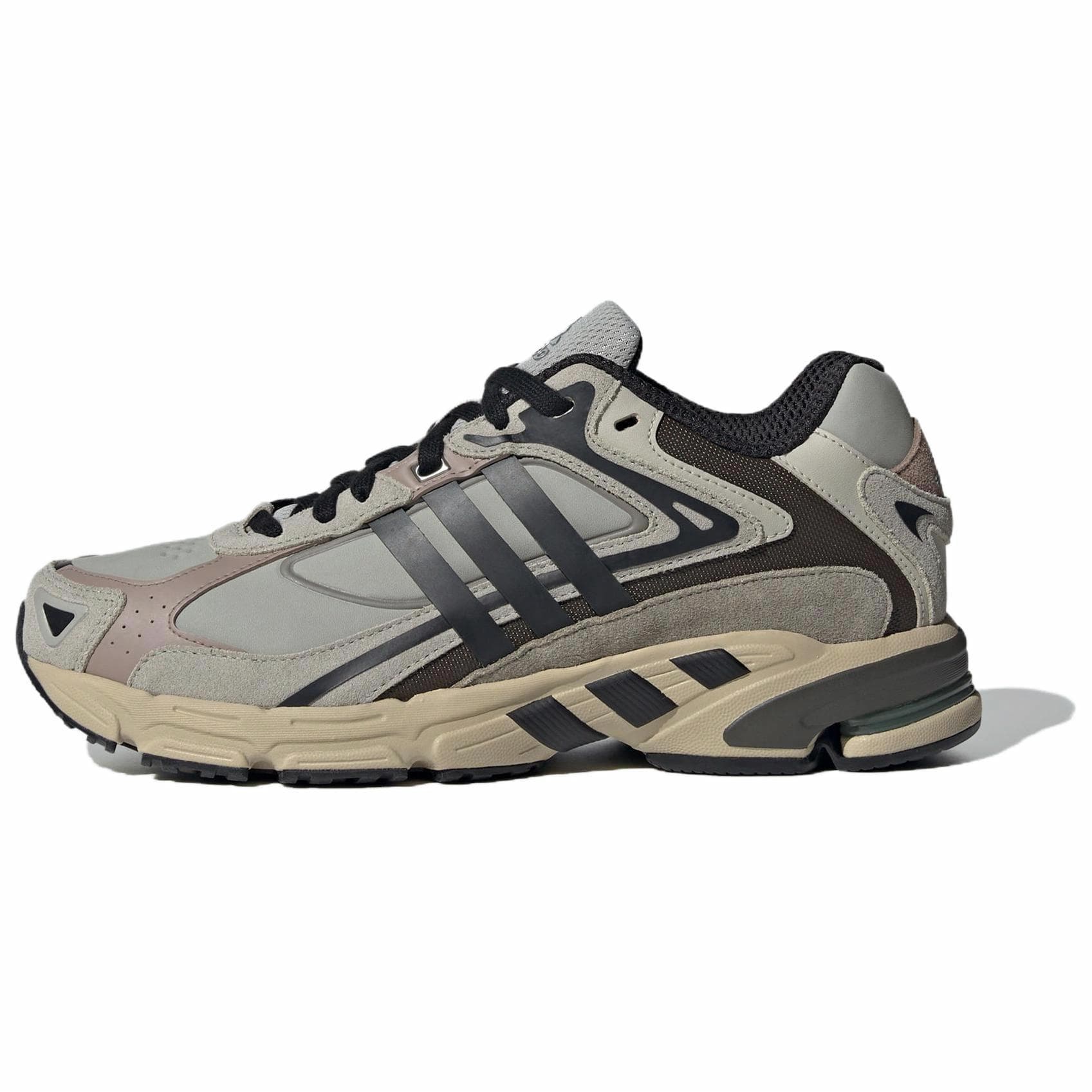 Adidas Originals RESPONSE CL Casual Shoes Men Low-Top Light Beige/No.1 Black/Han Jade White