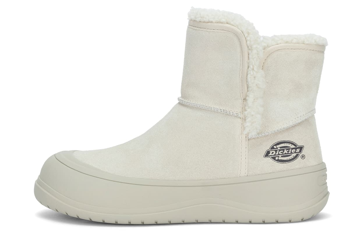 Dickies Warm Comfortable Daily Simple 10cm Snow Boots Women's Beige