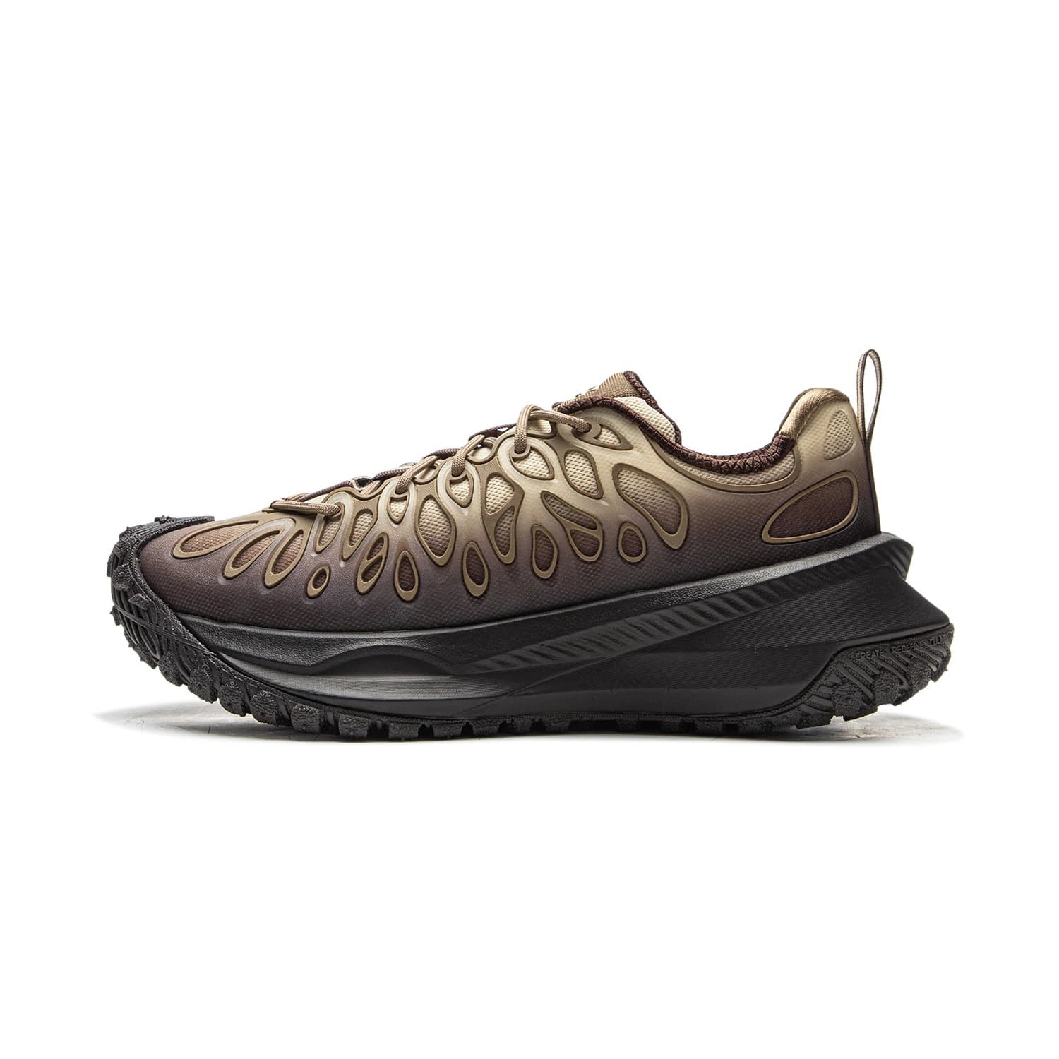 LI-NING Ranger CRC Fashion Trendy Cushioning Support Rebound Low-Top Casual Shoes Unisex Tan Brown