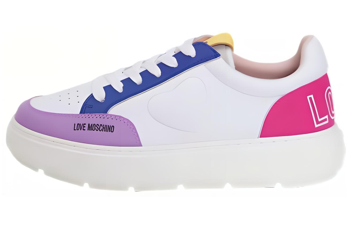 LOVE MOSCHINO Low-Top Skateboard Shoes Women's White
