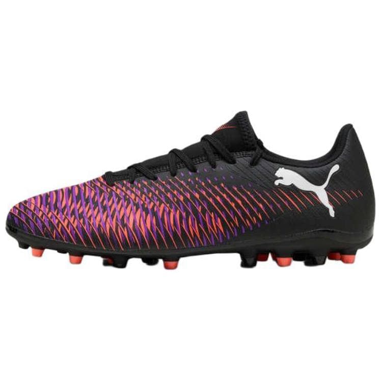 PUMA FUTURE 8 PLAY Comfortable Versatile MG (Rubber Studs) Support Lightweight Soccer Cleats Unisex Black