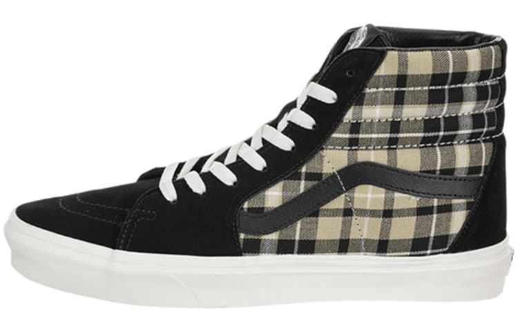 Vans SK8 Hi Plaid 'Black'