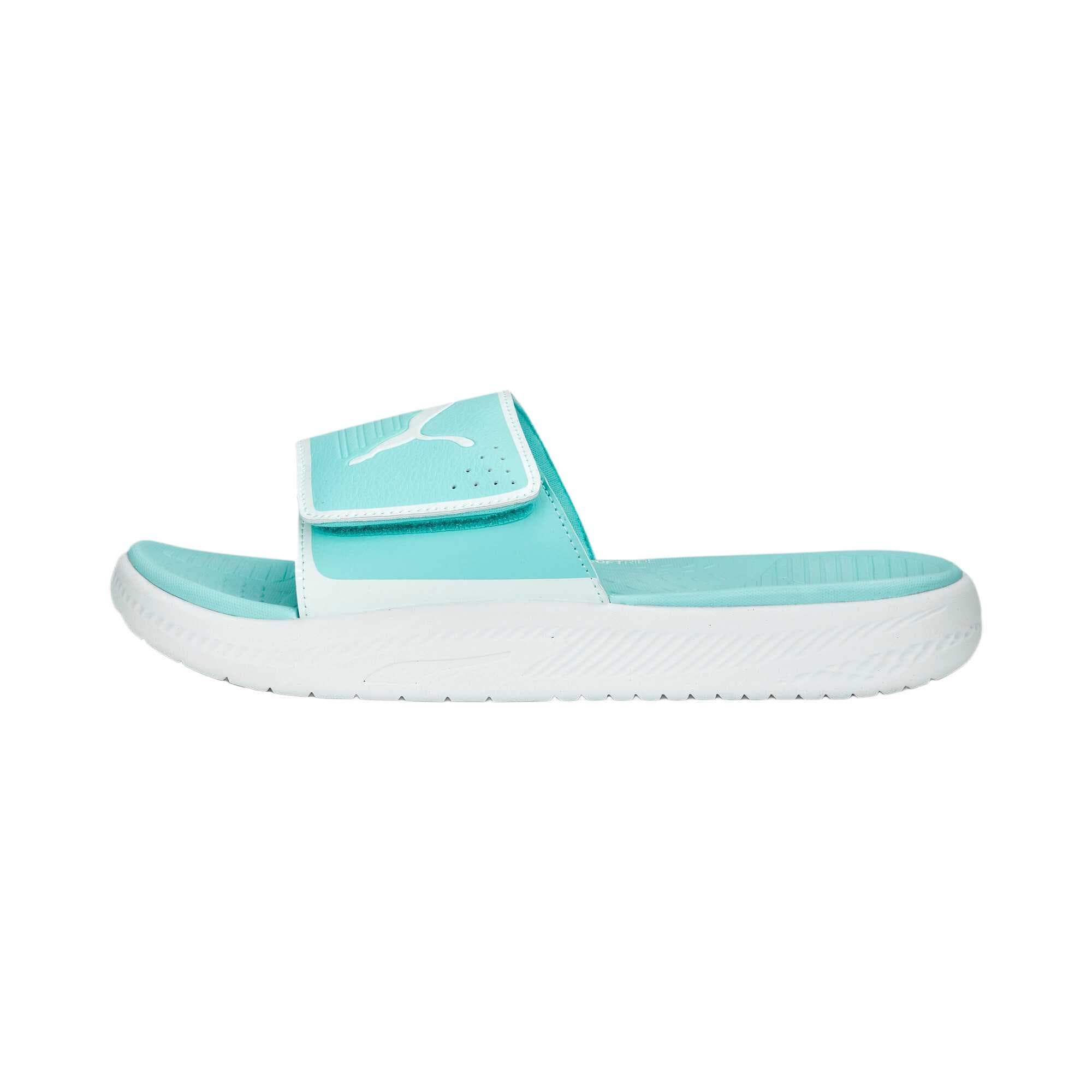 PUMA Comfortable Versatile Quick-Dry Cushioned Flip-Flops Men's Blue White