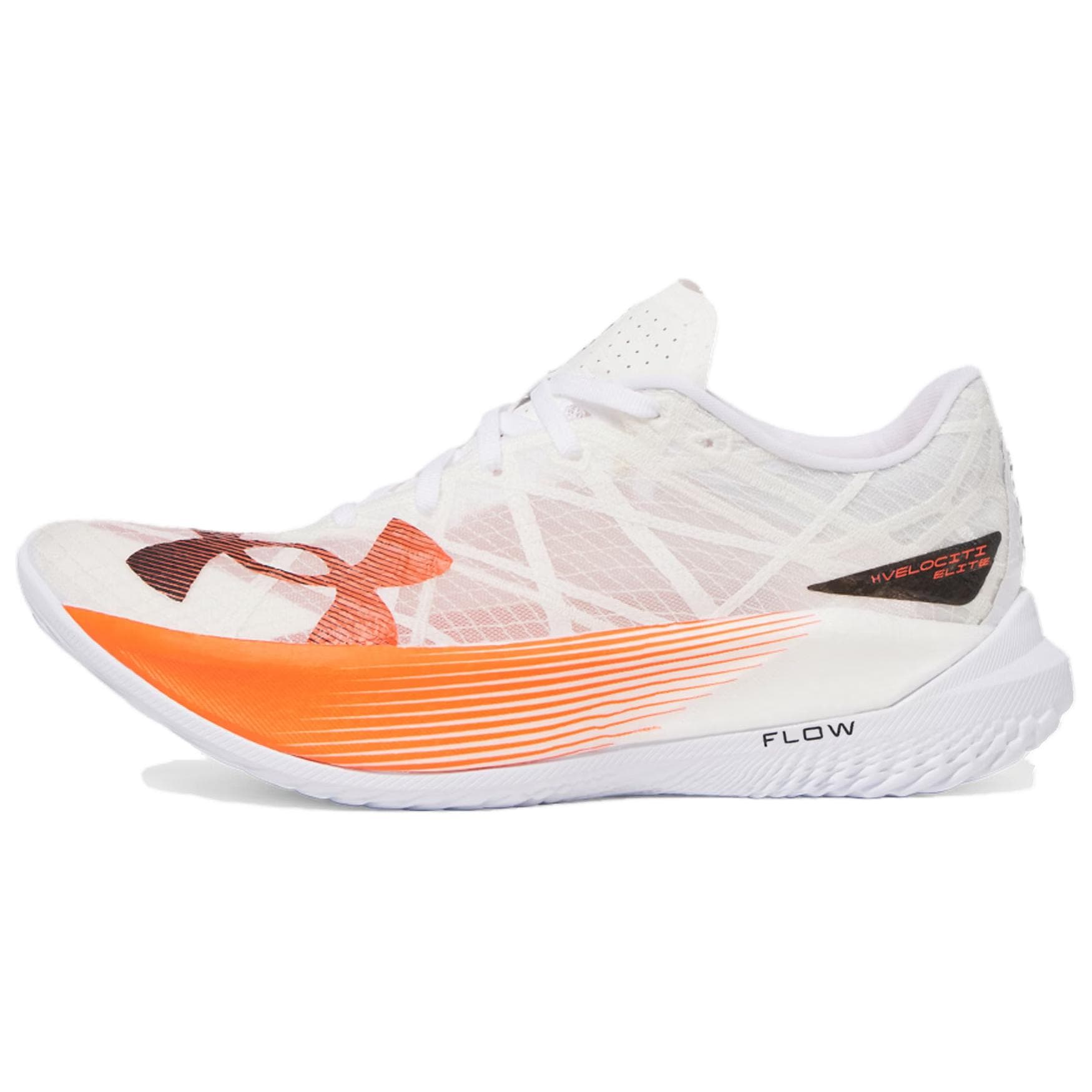 Under Armour Velociti Elite 2 Cushioning, Wear Resistant Low top Marathon Long Distance Running Shoes Unisex White Red
