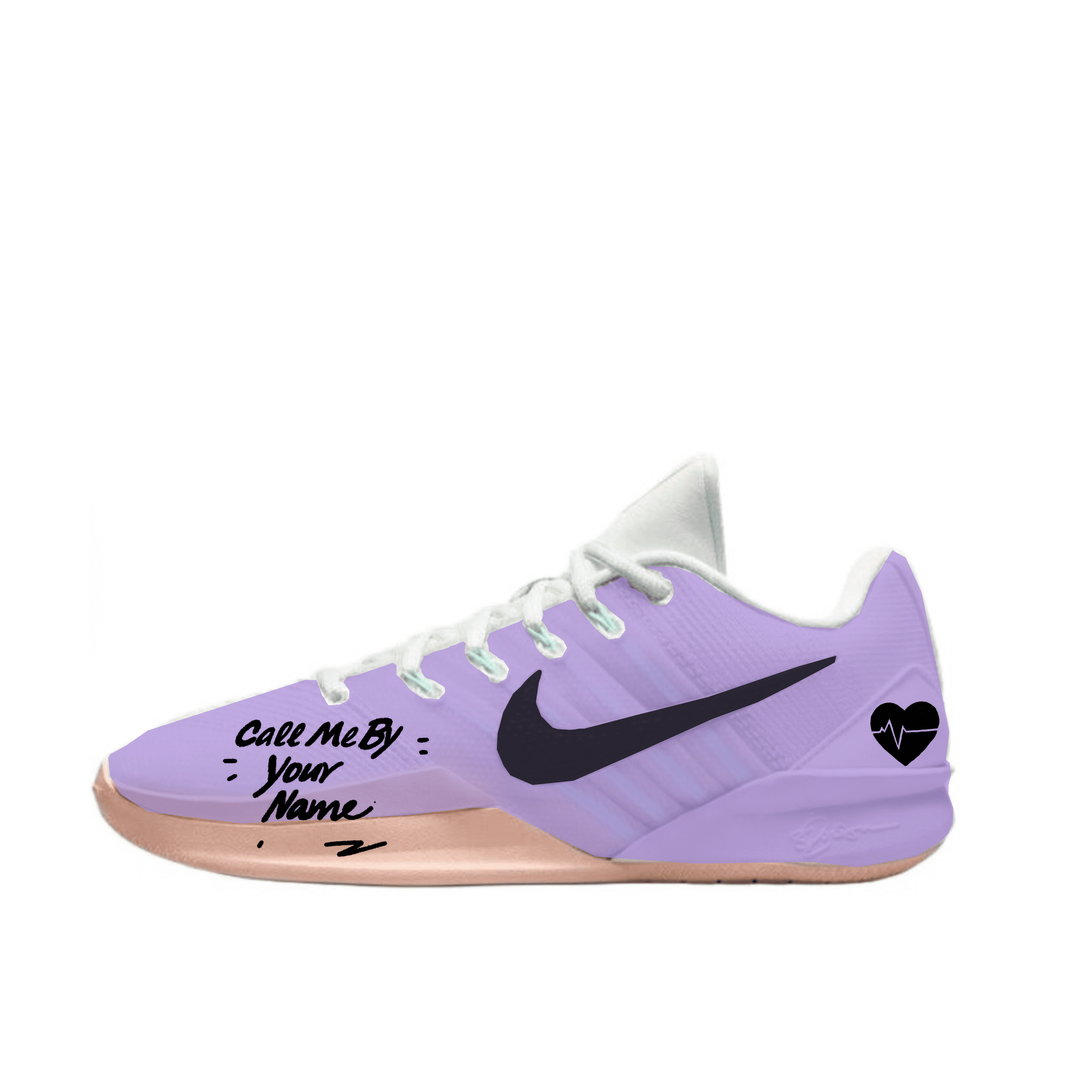 Custom Sneakers Nike Sabrina 3 'Heartthrob Lavender' Hand-Painted Gradient Comfort Shock Absorption Wear-Resistant Low-Top Basketball Shoes Unisex Purple