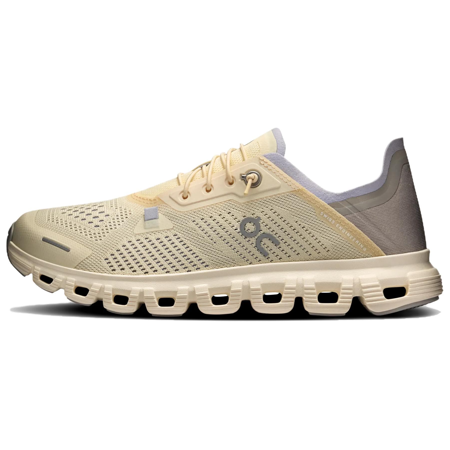 On Cloud 6 Coast Fashion Wear-Resistant Breathable Lightweight Low-Top Casual Shoes Women's Beige