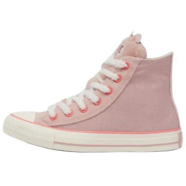 Converse All Star Wear-Resistant High-Top Skateboard Shoes Unisex Pink