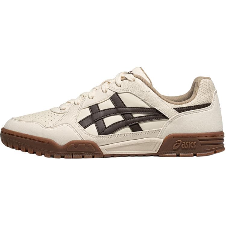 ASICS Court MZ 3.0 Comfortable Fashion Wear-Resistant Breathable Low-Top Skate Shoes Unisex Beige-Brown