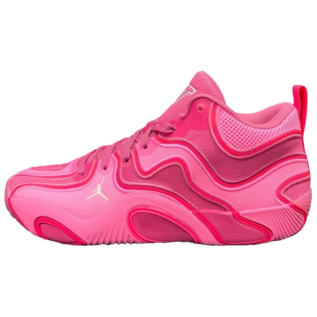 Jordan Tatum 3 Comfortable Versatile Slip-Resistant Wear-Resistant Mid-Top Basketball Shoes Unisex Pink