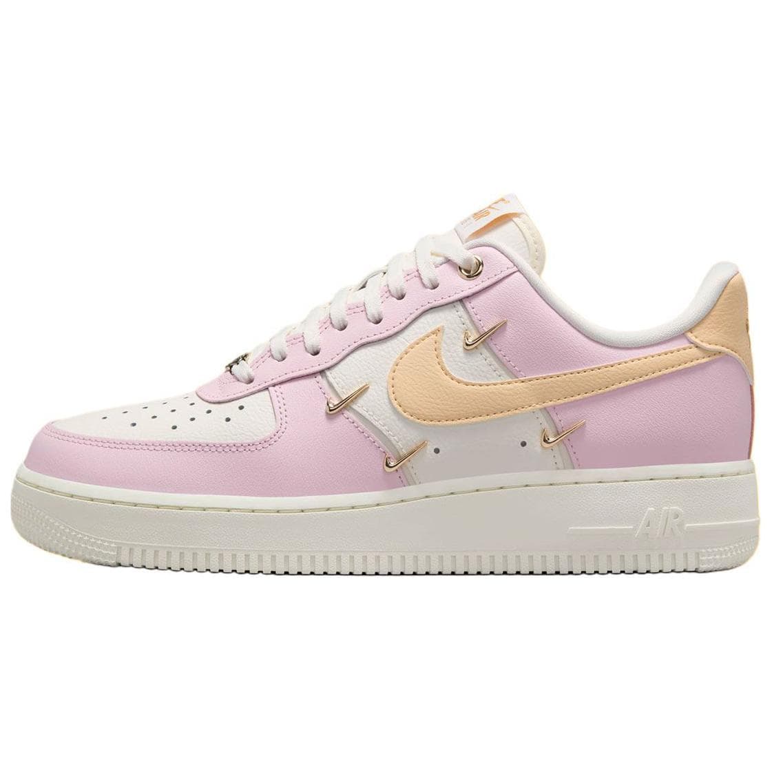 Nike Air Force 1 Skateboard Shoes Women's Low-Top Pink White