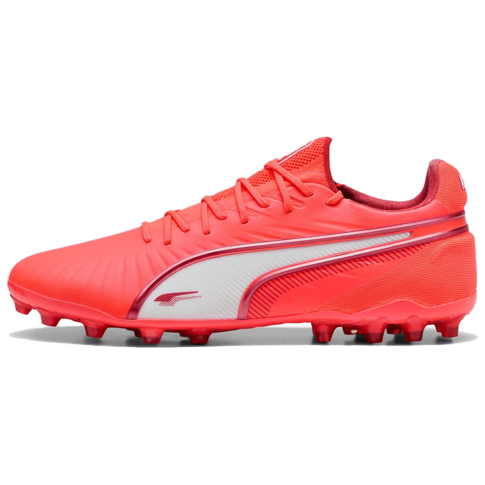 PUMA King Ultimate Soft Versatile MG (Rubber Studs) Soccer Cleats Unisex Red