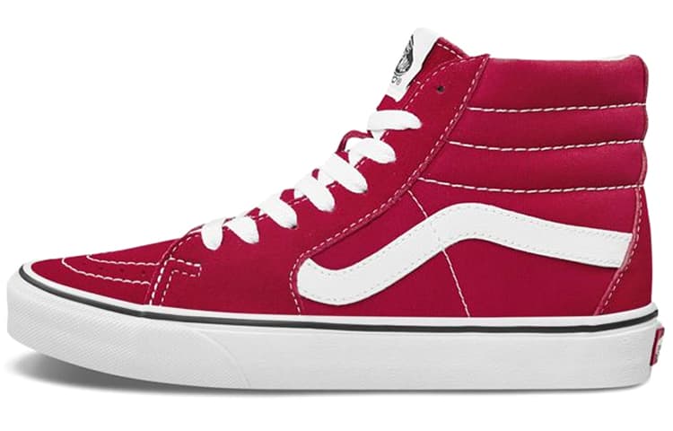 Vans Sk8 Hi Racing Red White
