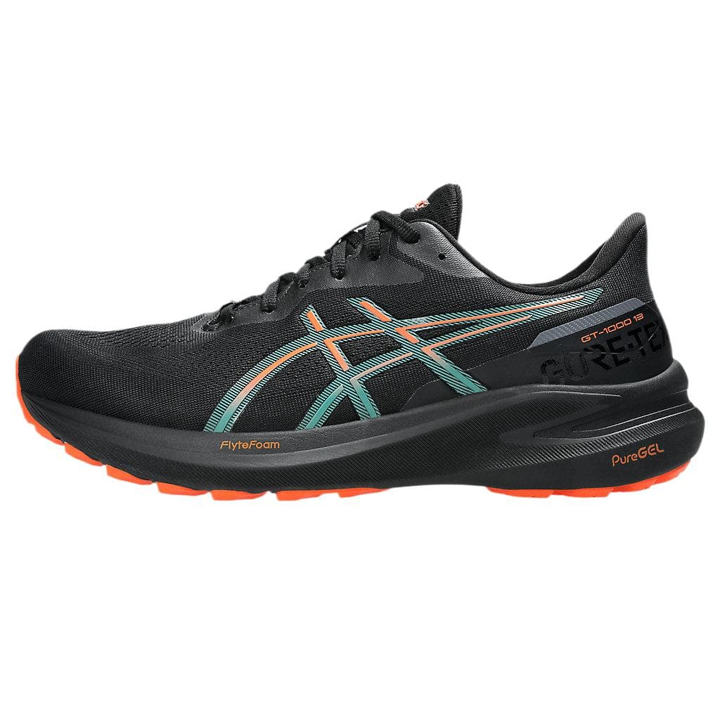 Asics GT-1000 13 Anti-Slip Wear-Resistant Mid-Top Running Shoes Men's Black
