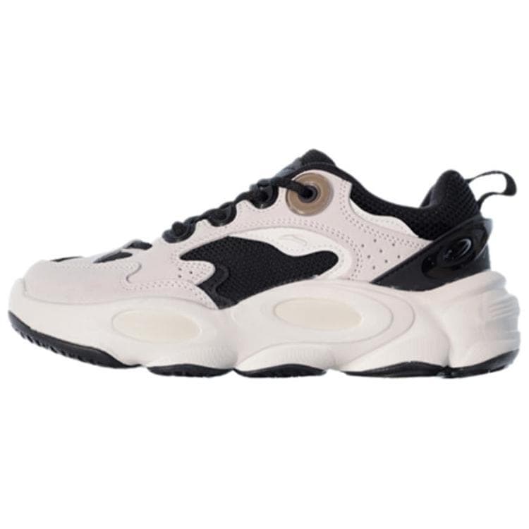ANTA Life Collection Chunky Sneakers Women's Low-Top Ivory White/Basic Black