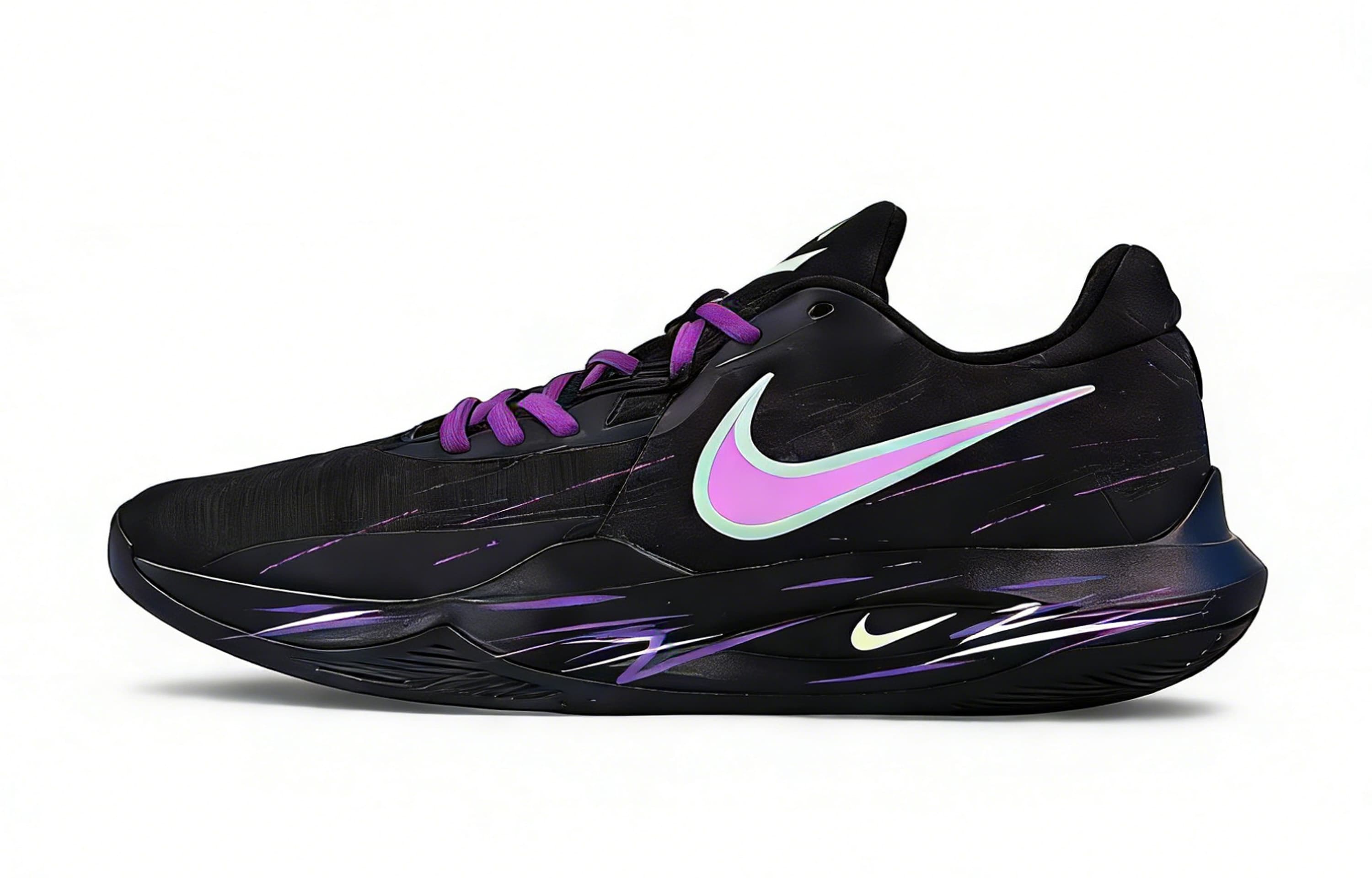 Custom Sneakers Nike Precision 6 CNY Year of the Horse 'Neon City' Mecha Tech Future Graffiti Boyfriend Preppy Style Cushioned Wear-Resistant Breathable Height-Increasing Basketball Shoes Men's