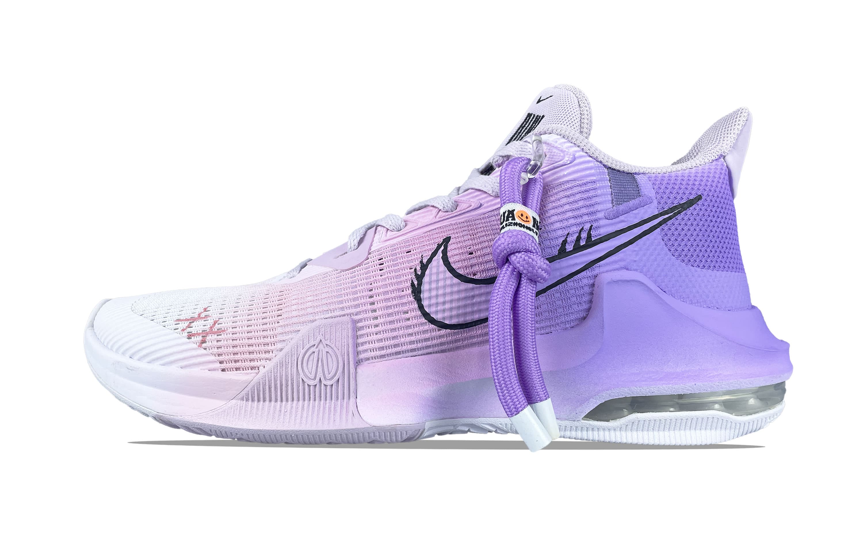 Nike Air Max Impact Basketball Shoes Unisex Low-Top Pink