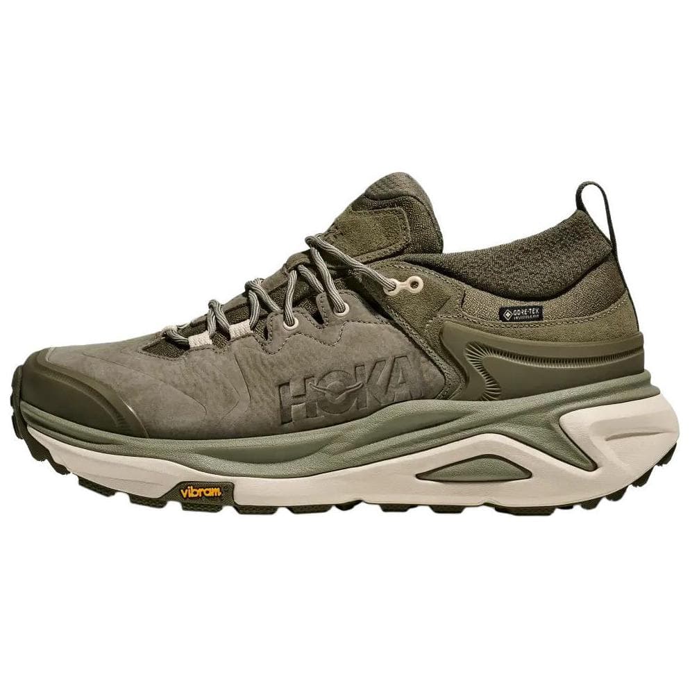 HOKA ONE ONE Kaha 3 Anti Slip Wear Resistant Low Top Hiking Shoes Men's Green