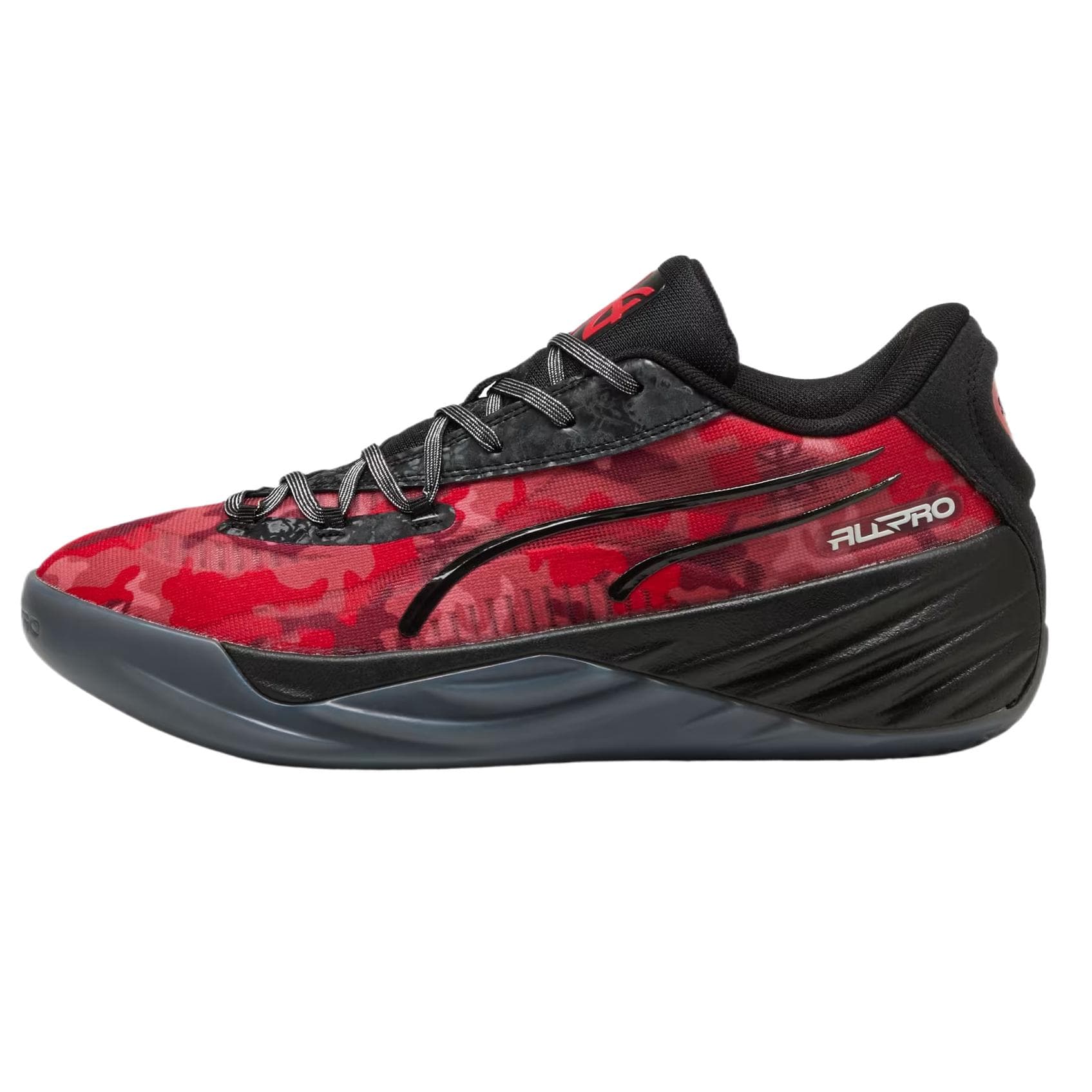 PUMA All Pro Nitro DA Fashion Versatile Trendy Comfortable Lightweight Low-Top Basketball Shoes Men's Red